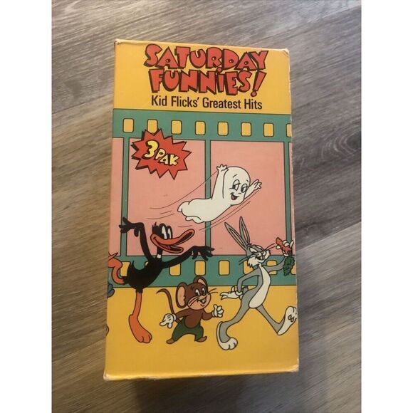 Saturday Funnies - Kid Flicks Greatest Hits - 3 VHS Tapes. - Picture 3 of 15